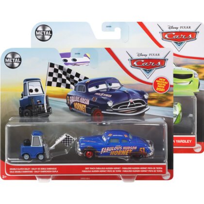 Cars - Комплект 2 броя колички 1:55, асортимент