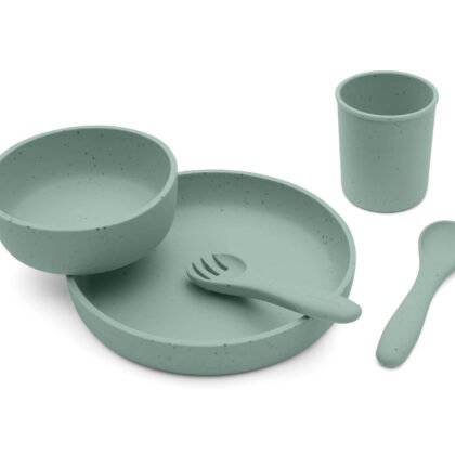 Сет за хранене 5 части Platinum Silicone Sage