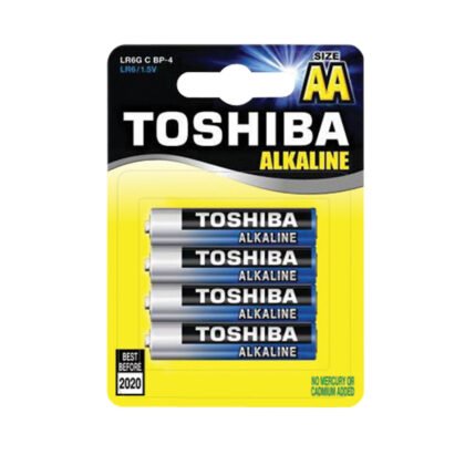 Батерии Toshiba Alkaline LR06 (AA) 1.5V 4 бр. Блистер