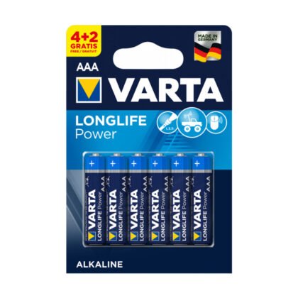 Алкални батерии Varta High Energy (AAA) 4+2 броя