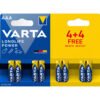 Varta Longlife Power AAA 4+4бр. Усилени Алкални