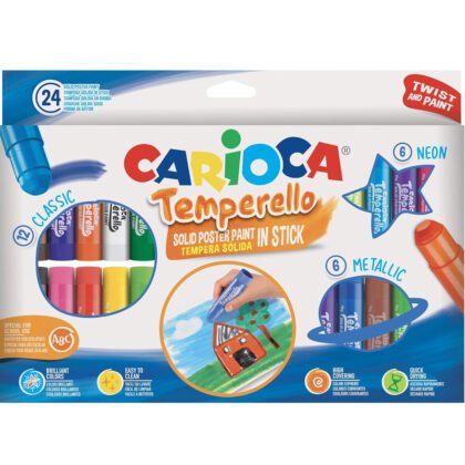 Carioca - темпер стик Temperello 24 цв.