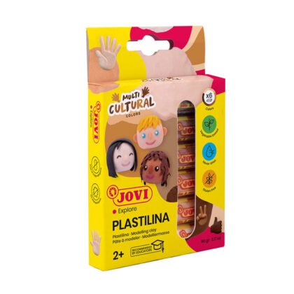 Пластелин Jovi Multicultural, 6 цвята