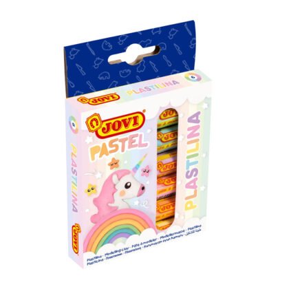 Пластелин Jovi Pastel, 6 цвята