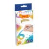Флумастери Jovi Gliter + подарък, 8 цвята