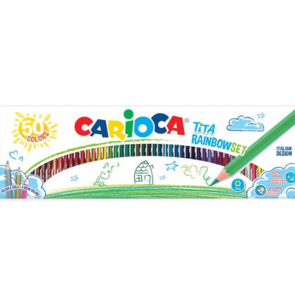 Цветни моливи Carioca Tita, 50 цвята