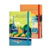 Lastva тефтер А6/96 л. тв. кор. с ластик Travel