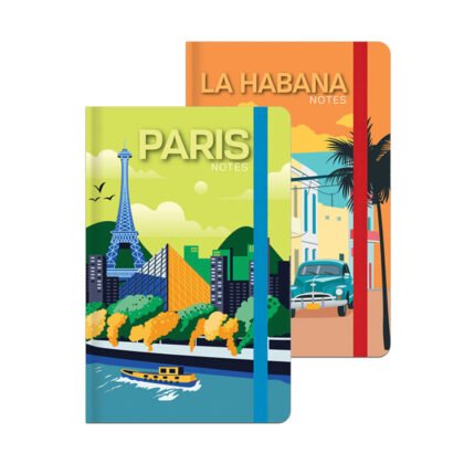 Lastva тефтер А6/96 л. тв. кор. с ластик Travel