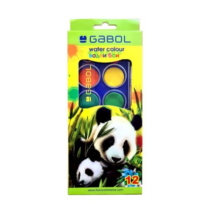 Gabol водни бои 12 цв.
