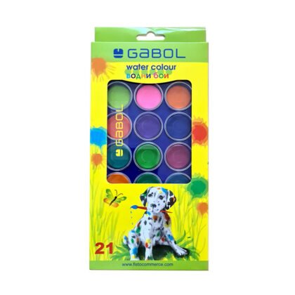 Gabol водни бои 21 цв.