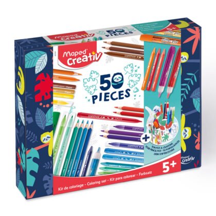 Комплект за рисуване Maped Color Peps, 50 части