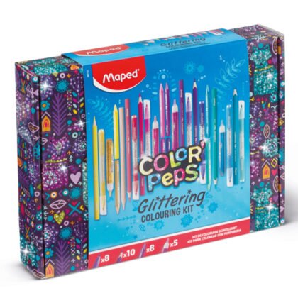 Комплект за рисуване Maped Glittering, 31 части