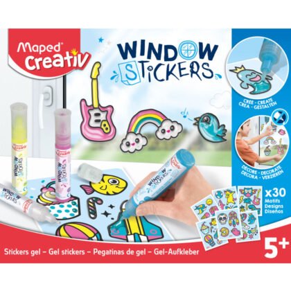 Комплект Color &Play - Създай гел стикери за стъкло 35 части 5+