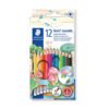 Staedtler - Цветни моливи NC 144 50 с гума 12 цвята