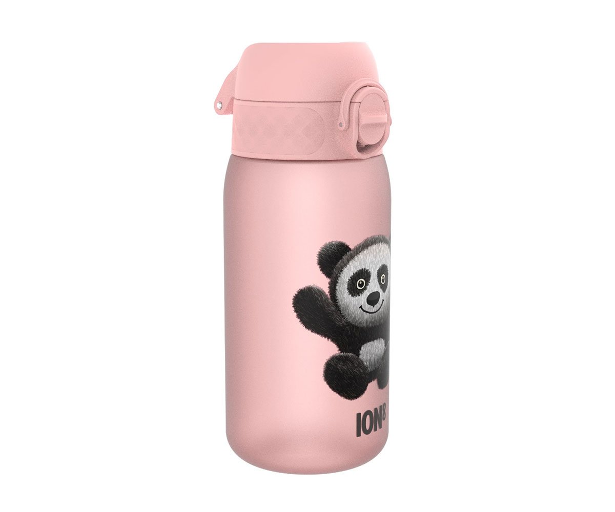 Бутилка за вода Ion8 Print, рециклирана пластмаса, 350 ml, Panda