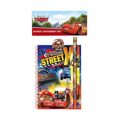 Ученически к-т CARS 3 с бележник