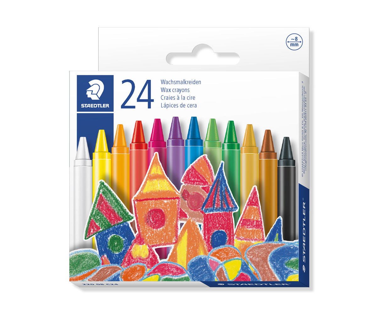 Пастели Staedtler Noris 220 08, 24 цвята