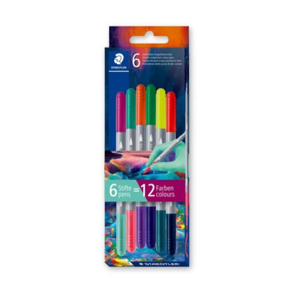 Двувърхи флумастри Staedtler Multiversе, 6бр, вар1