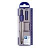 Комплект пергел Staedtler Noris 550 50 с графити, сребърист