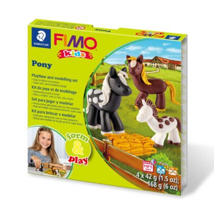 К-кт глина Staedtler Fimo Kids, 4x42g, Pony