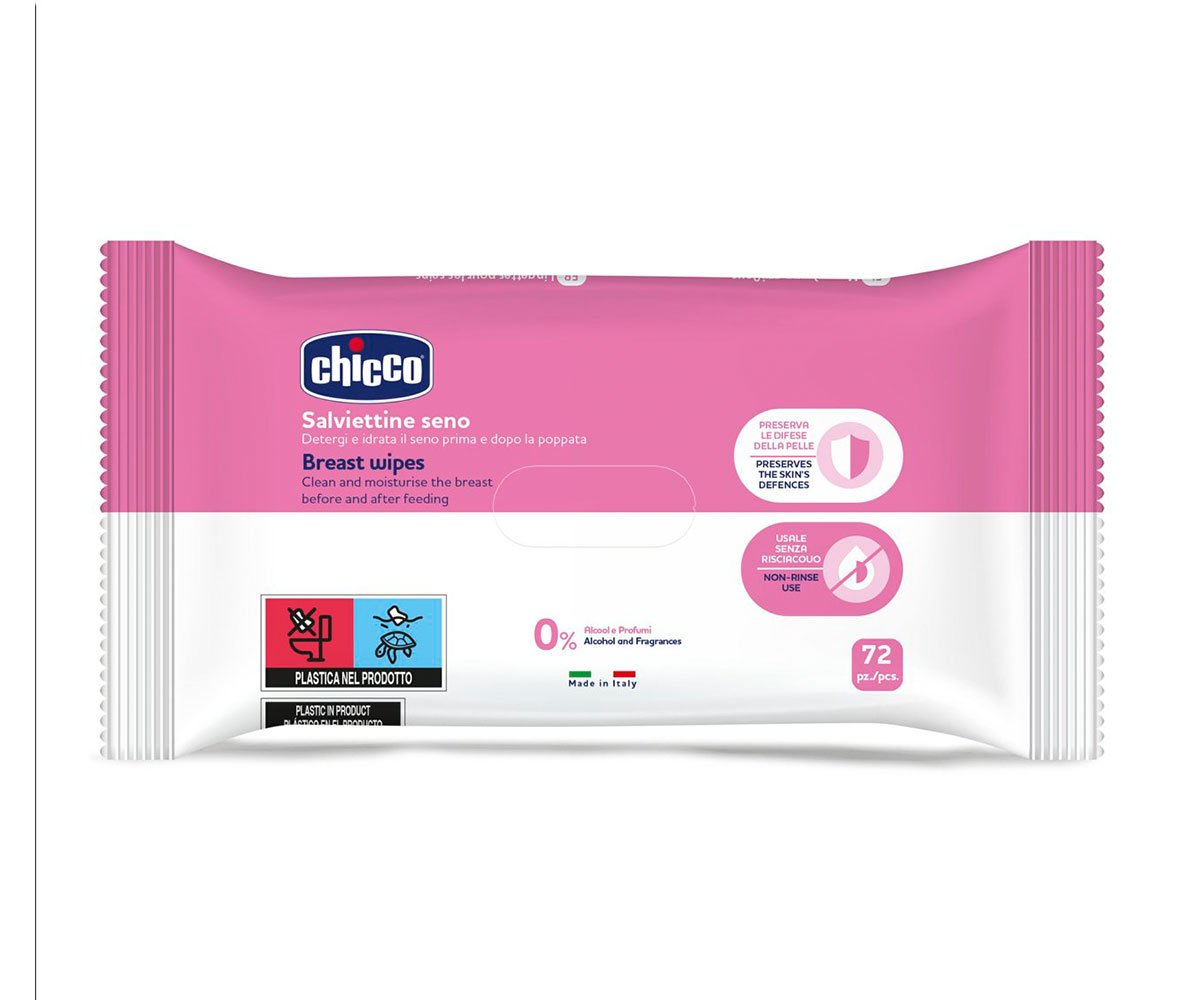 Chicco Nurs-Кърпички за кърмачки 72 бр.