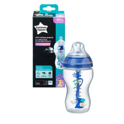 Tommee Tippee-Шише Anti Colic 340мл 3м+ син