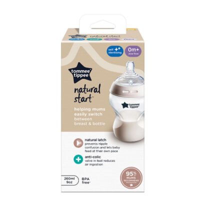 Tommee Tippee-Шише Natural Start самостерил. 260мл 0м+ 1 бр.