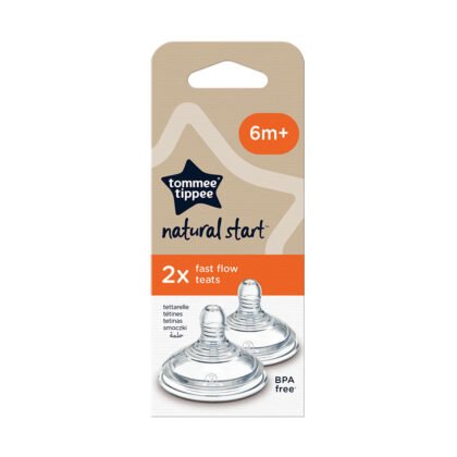 Tommee Tippee-Биберони за хранене Easi-Vent Fast 3 капки 6м+