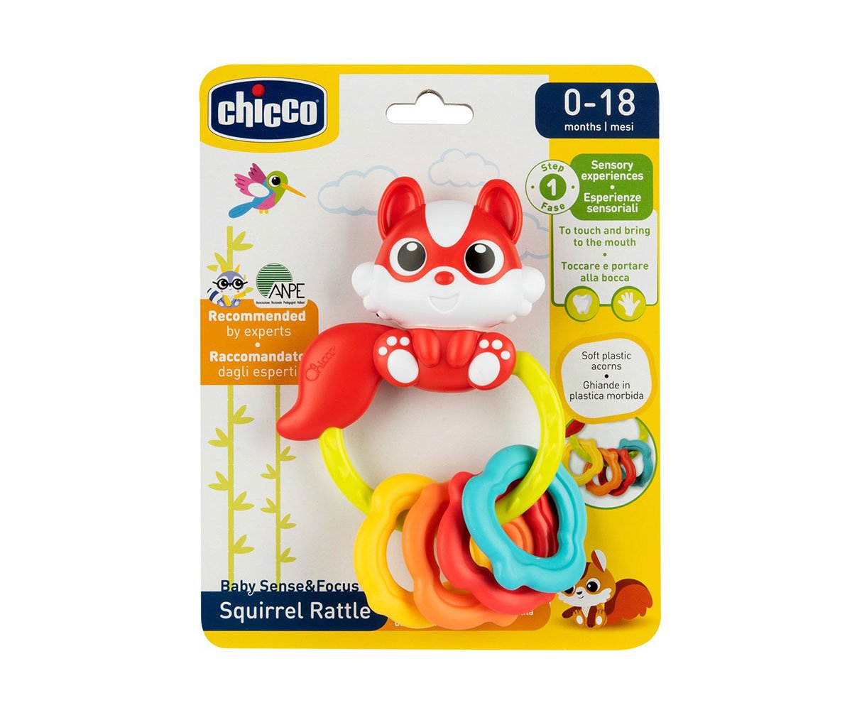 Chicco Toys-Дрънкалка Катеричка