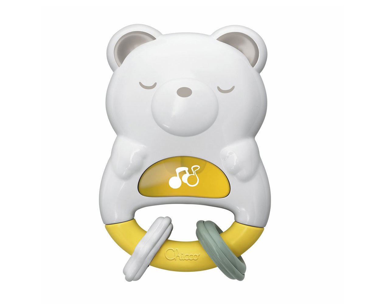 Chicco Toys-Светеща чесалка 2в1 Мече