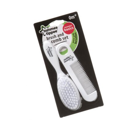 Tommee Tippee-Гребен и четка с изкуствен косъм