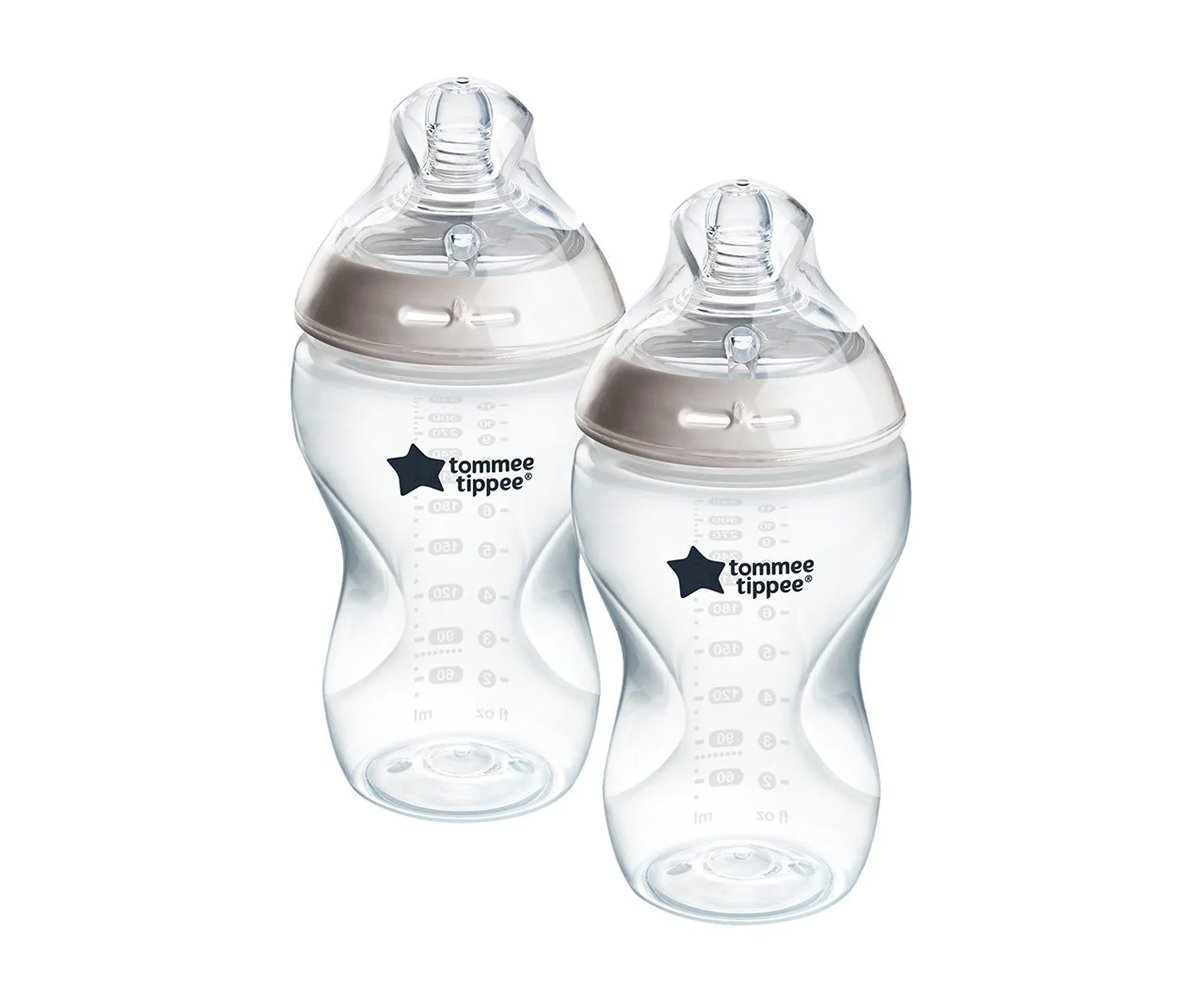 Tommee Tippee-Шише Natural Start самостерил. 340мл 3м+ 2 бр