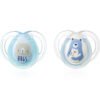 Tommee Tippee-Ортодонтични залъгалки Night 0-6м 2 бр.