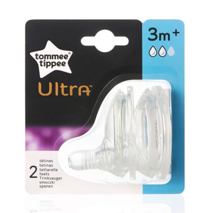 Tommee Tippee-Биберони за хранене Ultra Medium 2 капки 3 м+ 2 бр.