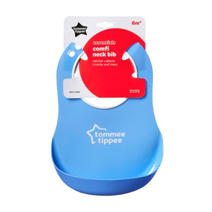 Tommee Tippee-Мек лигавник Comfi Bib 6м+, син