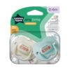 Tommee Tippee ортодонтична залъгалка Anytime 0-6м синя/бежава/Kind