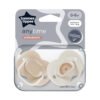 Tommee Tippee ортодонтична залъгалка Anytime 0-6м бежава/крем/Таралеж