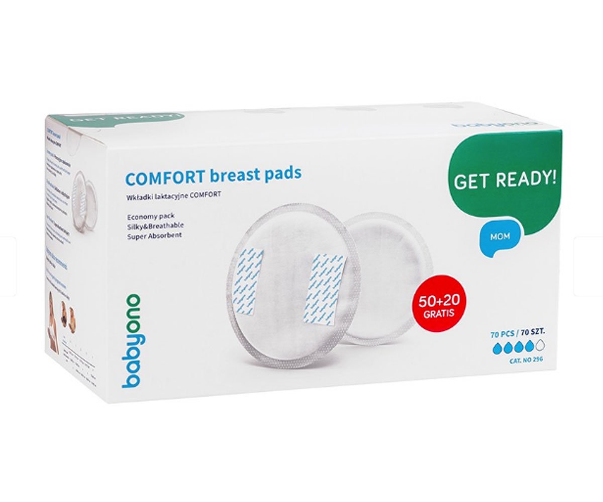 Babyono-Подложки за кърмачки Comfort 296 50+20 бр.