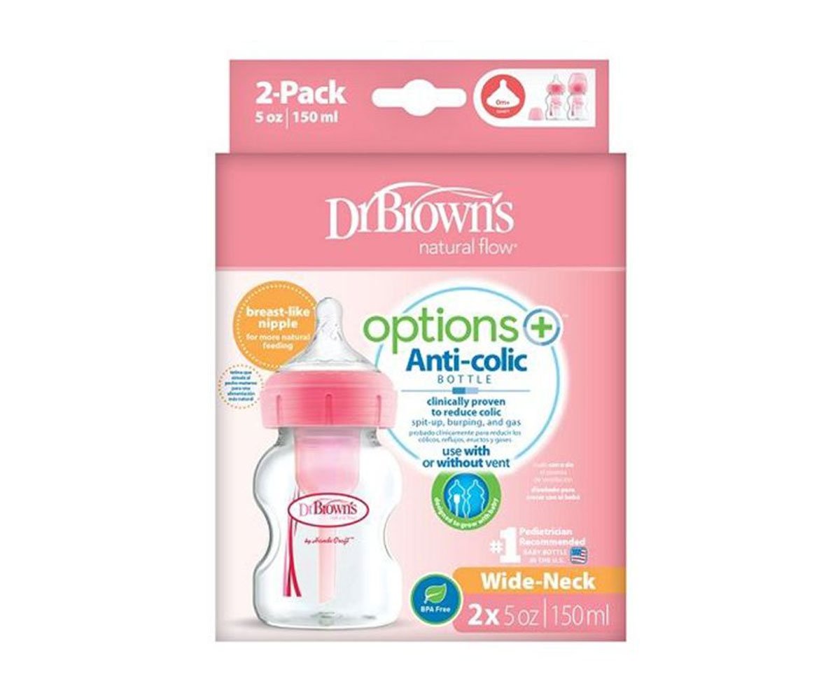 Dr.Browns-Шише WN Options+150мл 2бр. розово WB52601-ESX