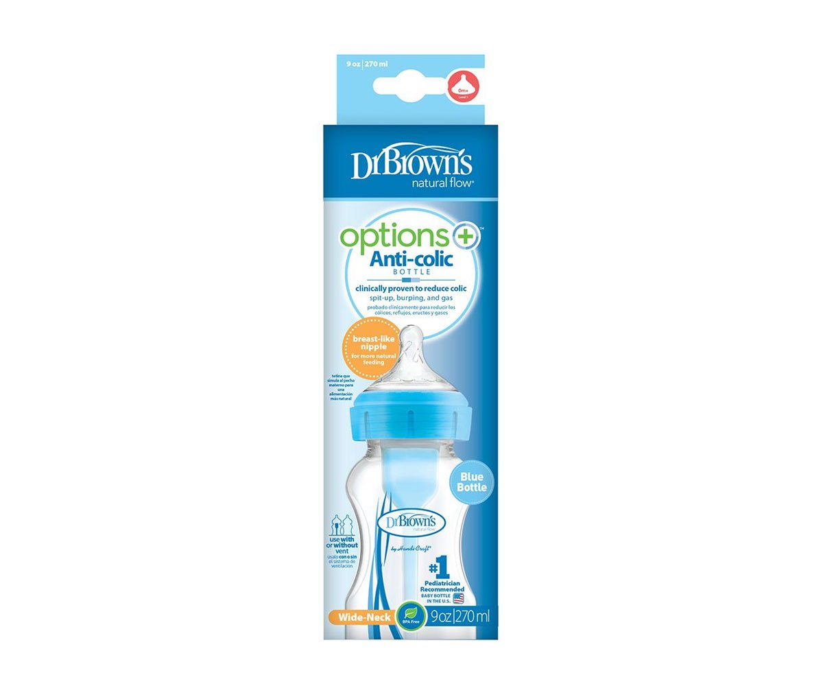 Dr.Browns-Шише WN Options+270мл 1бр. синьо WB91602-ESX