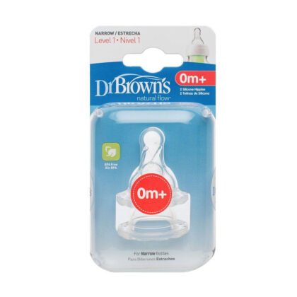 Dr.Browns-Биберон NN 2бр. етап 1 302-INTL Silicone NNO Nipple