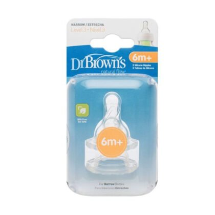 Dr.Browns-Биберон NN 2бр. етап 3 332-INTL Silicone NNO Nipple