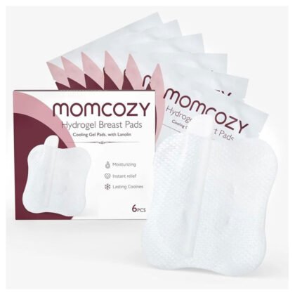 Momcozy-Успокояващи гел подплънки с ланолин 6бр.