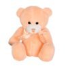 Плюшена играчка мече, оранжево, 15 см