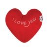 Плюшено сърце I Love you със звук, червено, 27 см