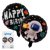 Балон Космонавт Happy Birthday