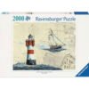 Ravensburger - Пъзел 2000 ел. - Романтичен фар
