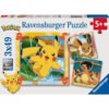 Ravensburger - Пъзел 3х49ел. - Покемон