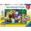 Ravensburger - Пъзел 2х24 ел. - Симпатични горски приятели