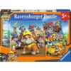 Ravensburger - Пъзел 3x49 ел. - Пес Патрул - Ръбъл и Бандата
